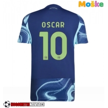 Moške Nogometnih dresov Ajax Oscar Gloukh #10 Gostujoči 2025-26 Kratki rokavi